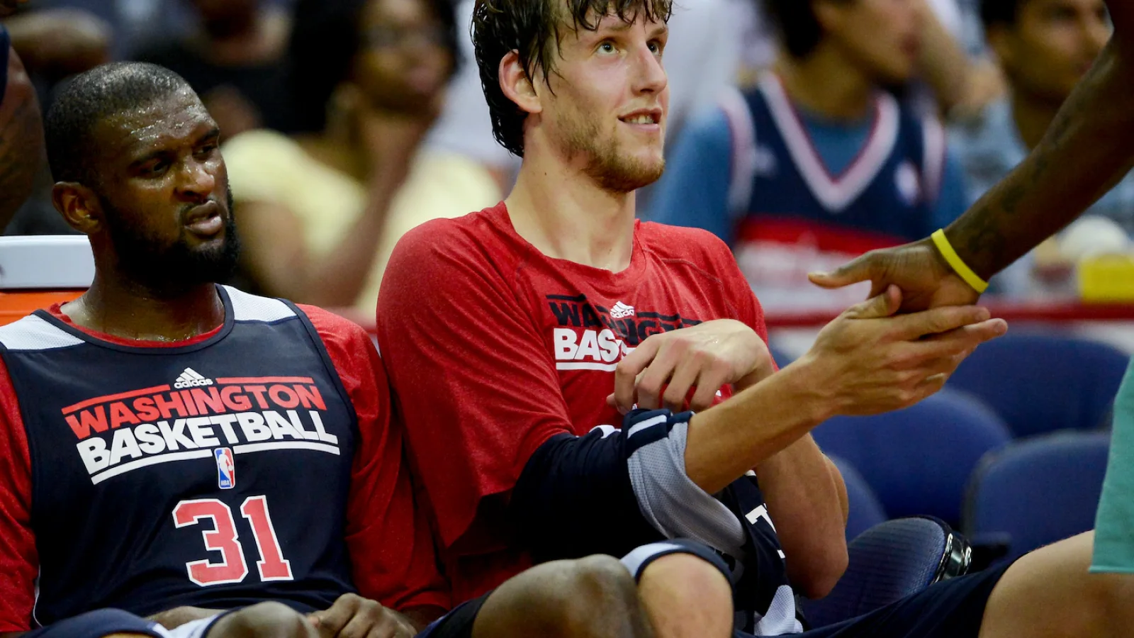 Jan Vesely during professional basketball game action, horizontal 16:9