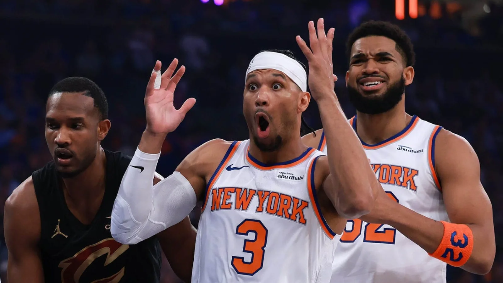 New York Knicks playoff winning streak context and NBA historical comparison, horizontal 16:9