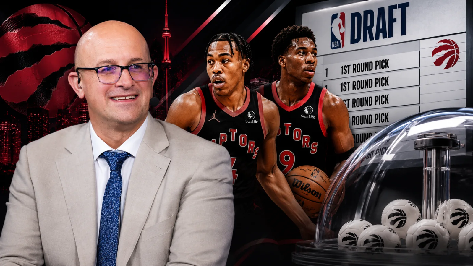Toronto Raptors draft asset flexibility and first-round pick control context, horizontal 16:9