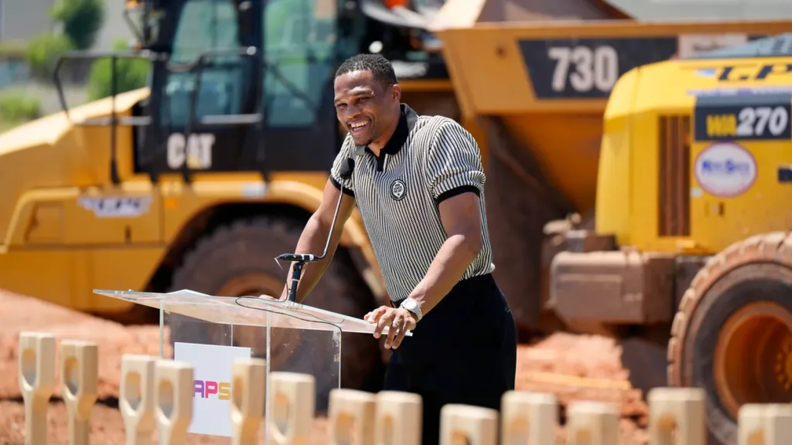 Russell Westbrook during an NBA game, used for a story on his Oklahoma City stadium investment