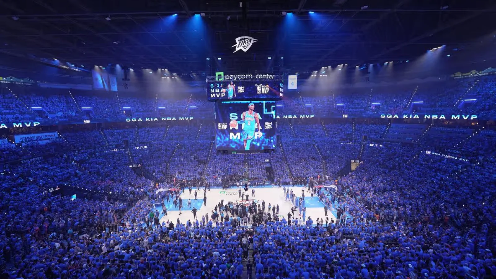 Victor Wembanyama during a Spurs game, used for a story on Spurs-Thunder Western Conference Finals viewership