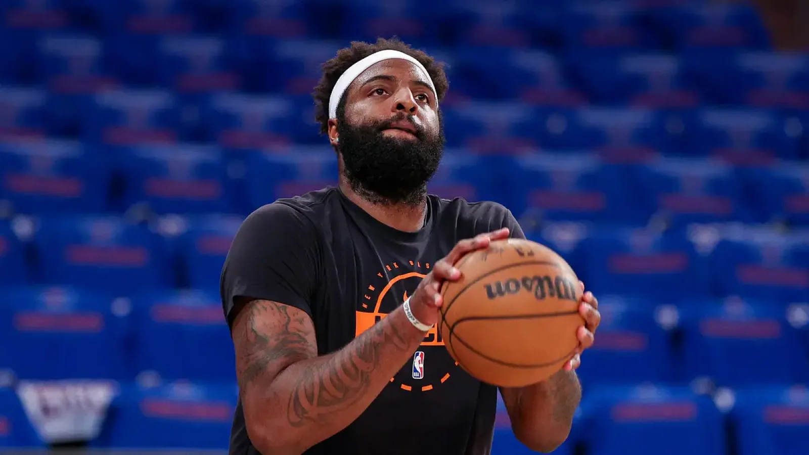 Mitchell Robinson during a New York Knicks game