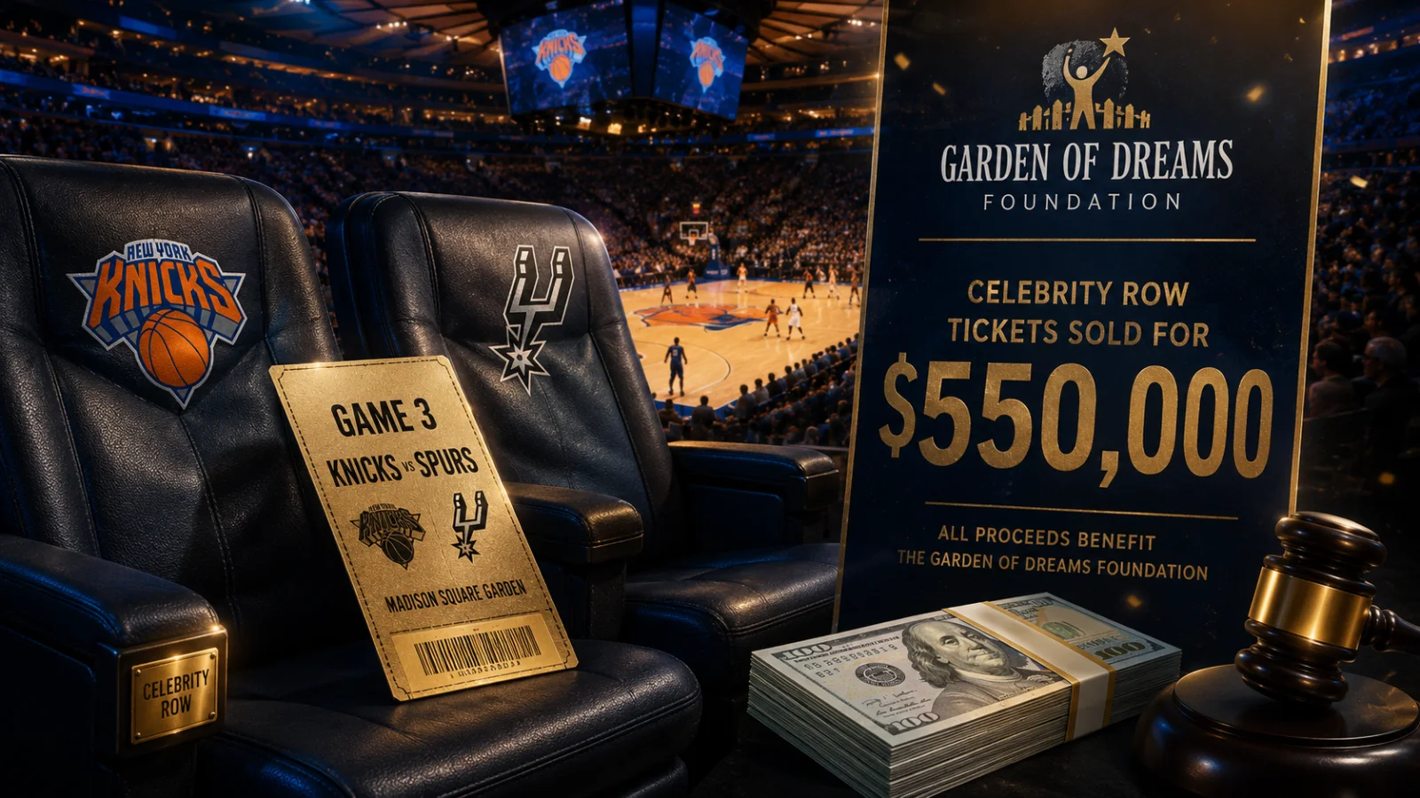Madison Square Garden ahead of Knicks-Spurs NBA Finals Game 3