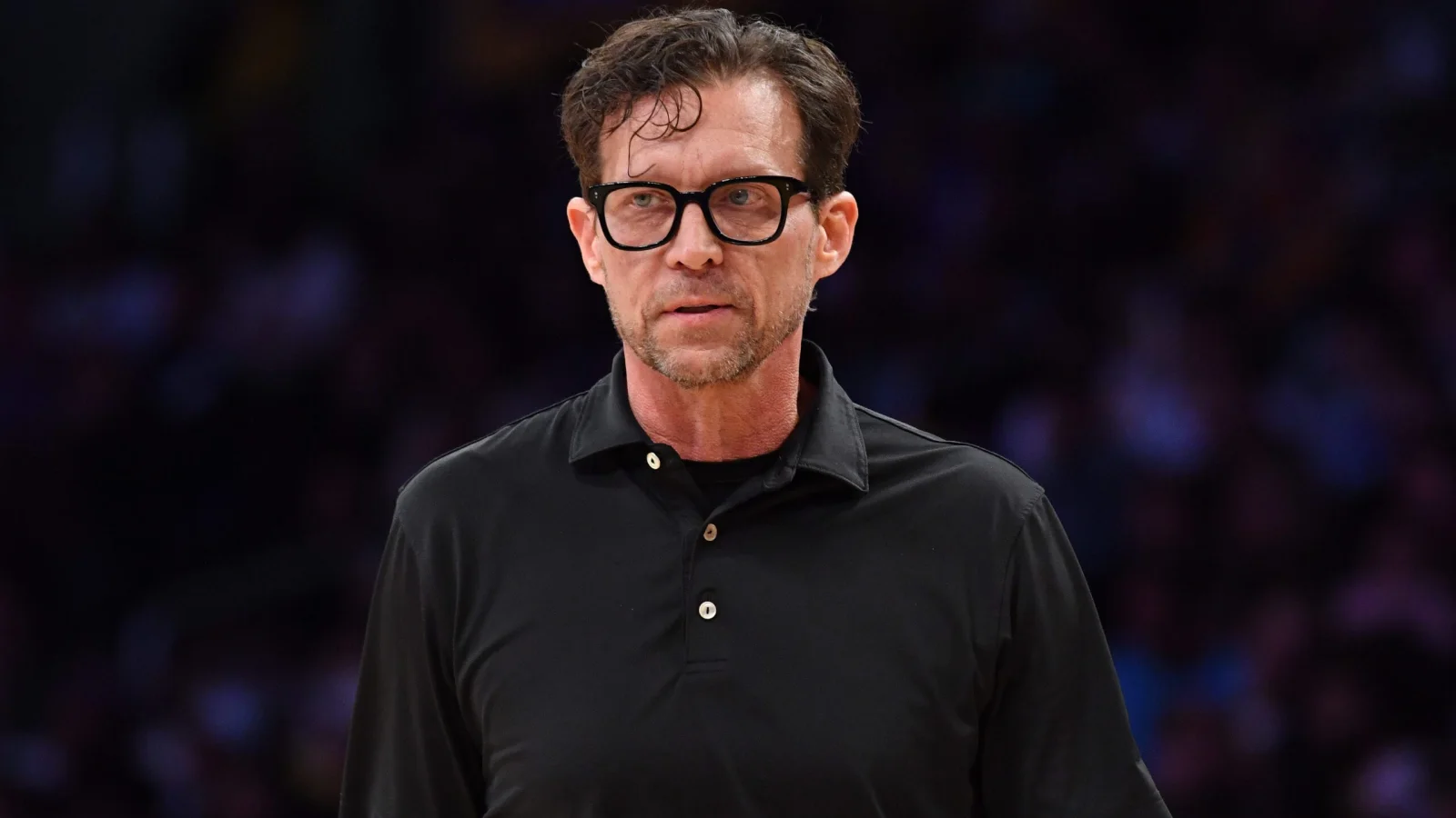 Atlanta Hawks head coach Quin Snyder on the sideline