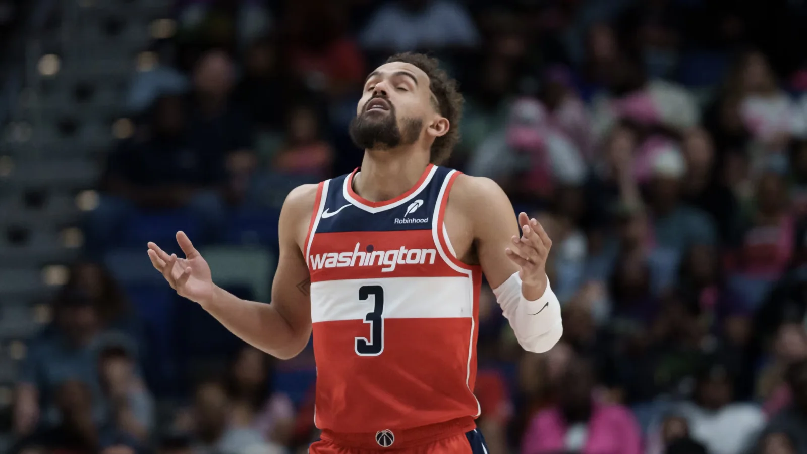 Trae Young during an NBA game