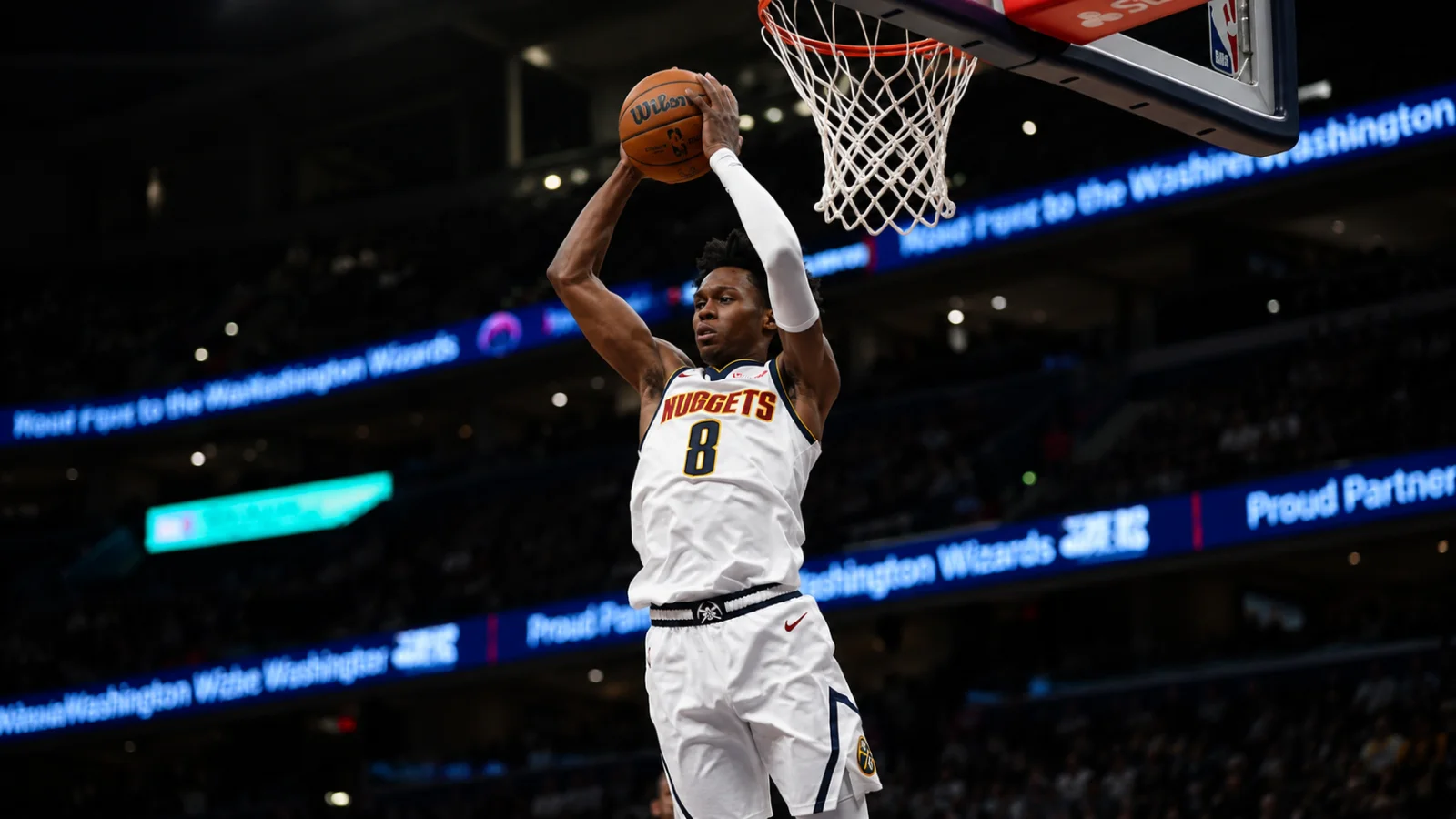 Denver Nuggets player during an NBA game