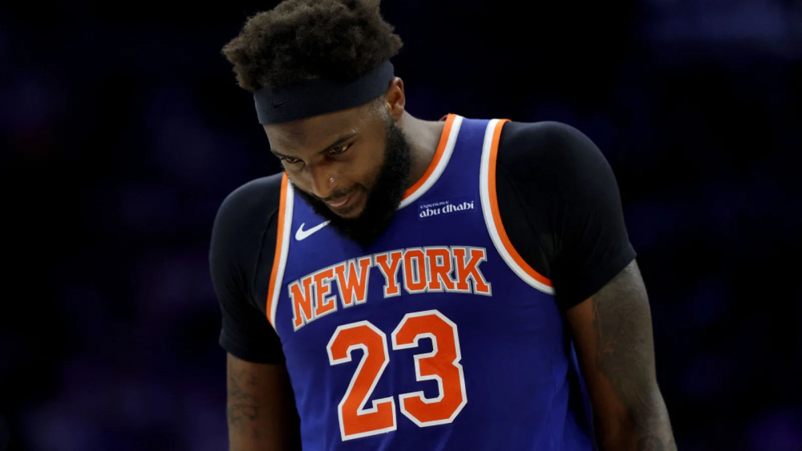 Mitchell Robinson with the New York Knicks as the team looks at center options