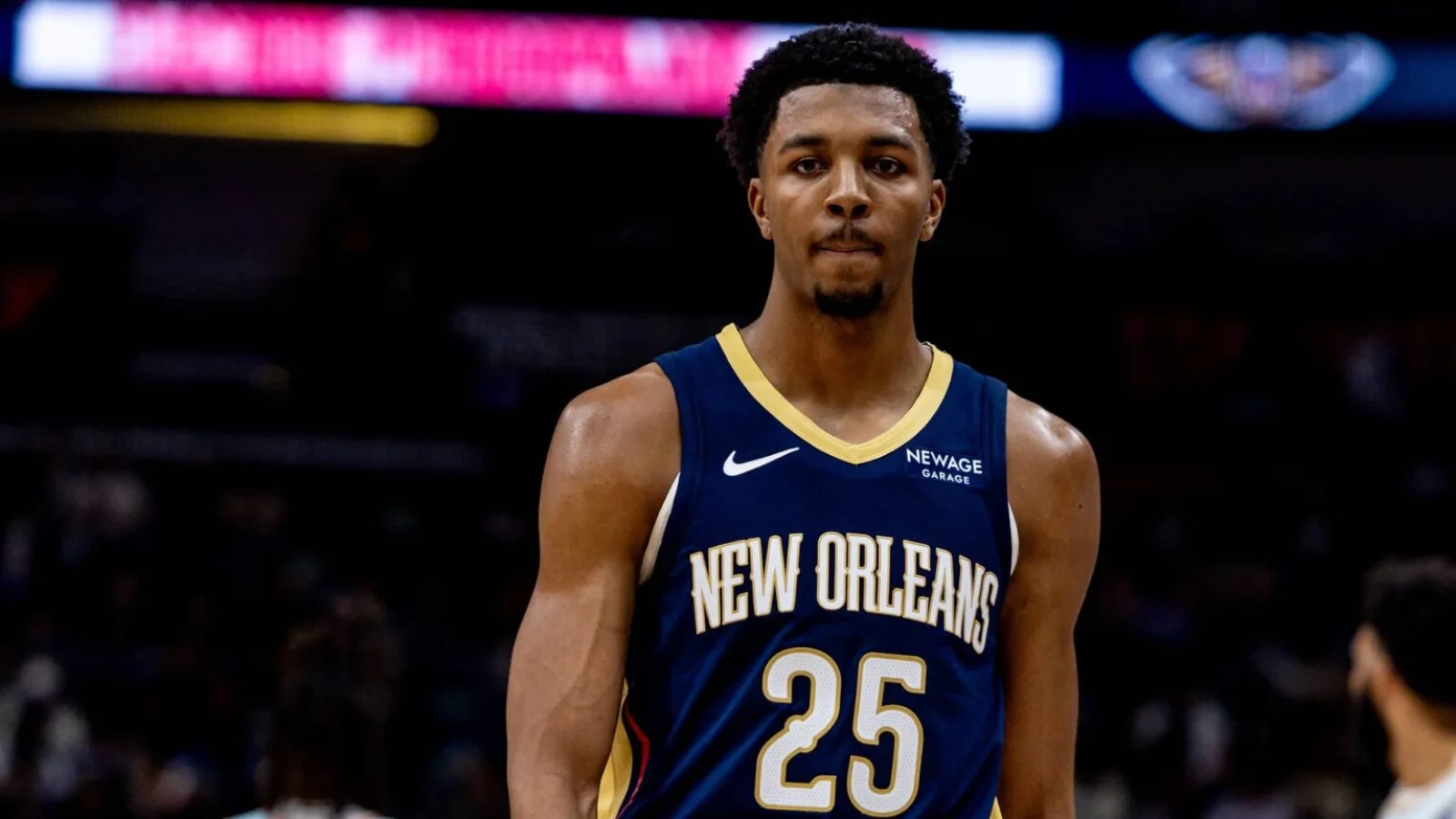 Trey Murphy III playing for the New Orleans Pelicans