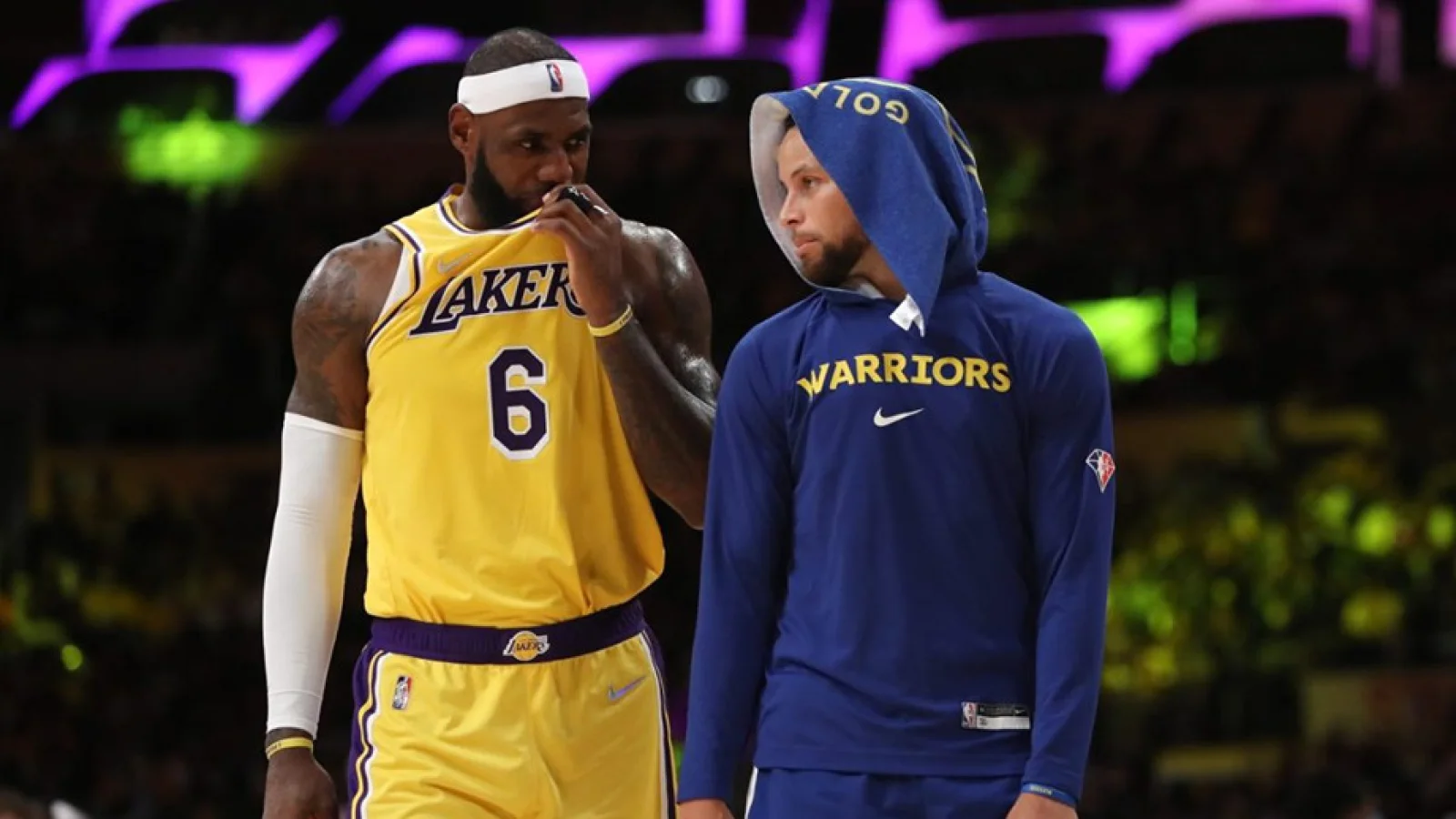 LeBron James Lakers image for Stephen Curry's comments about wanting to play with him