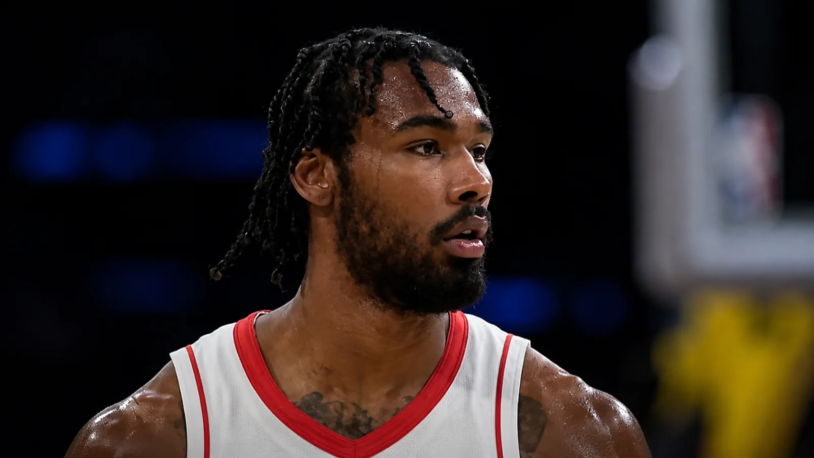 Houston Rockets player during an NBA game