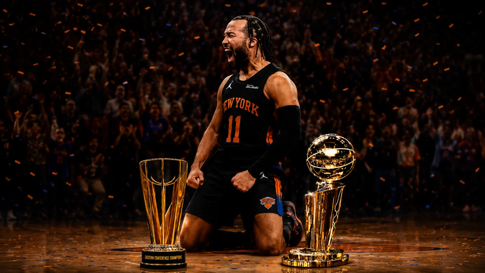 Madison Square Garden during the New York Knicks championship season