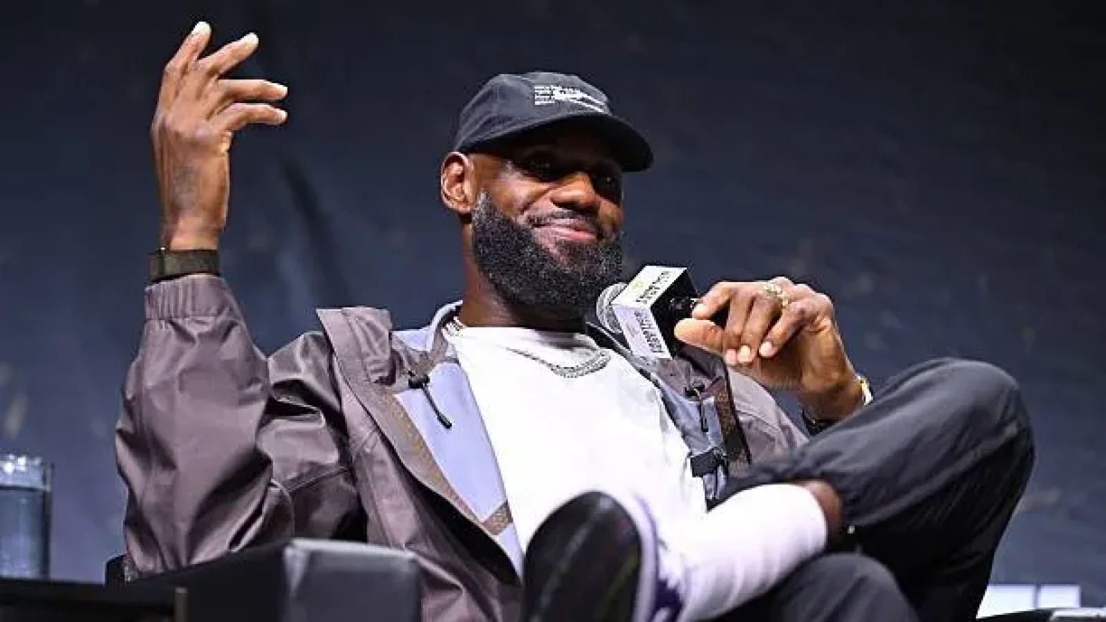 LeBron James with the Los Angeles Lakers