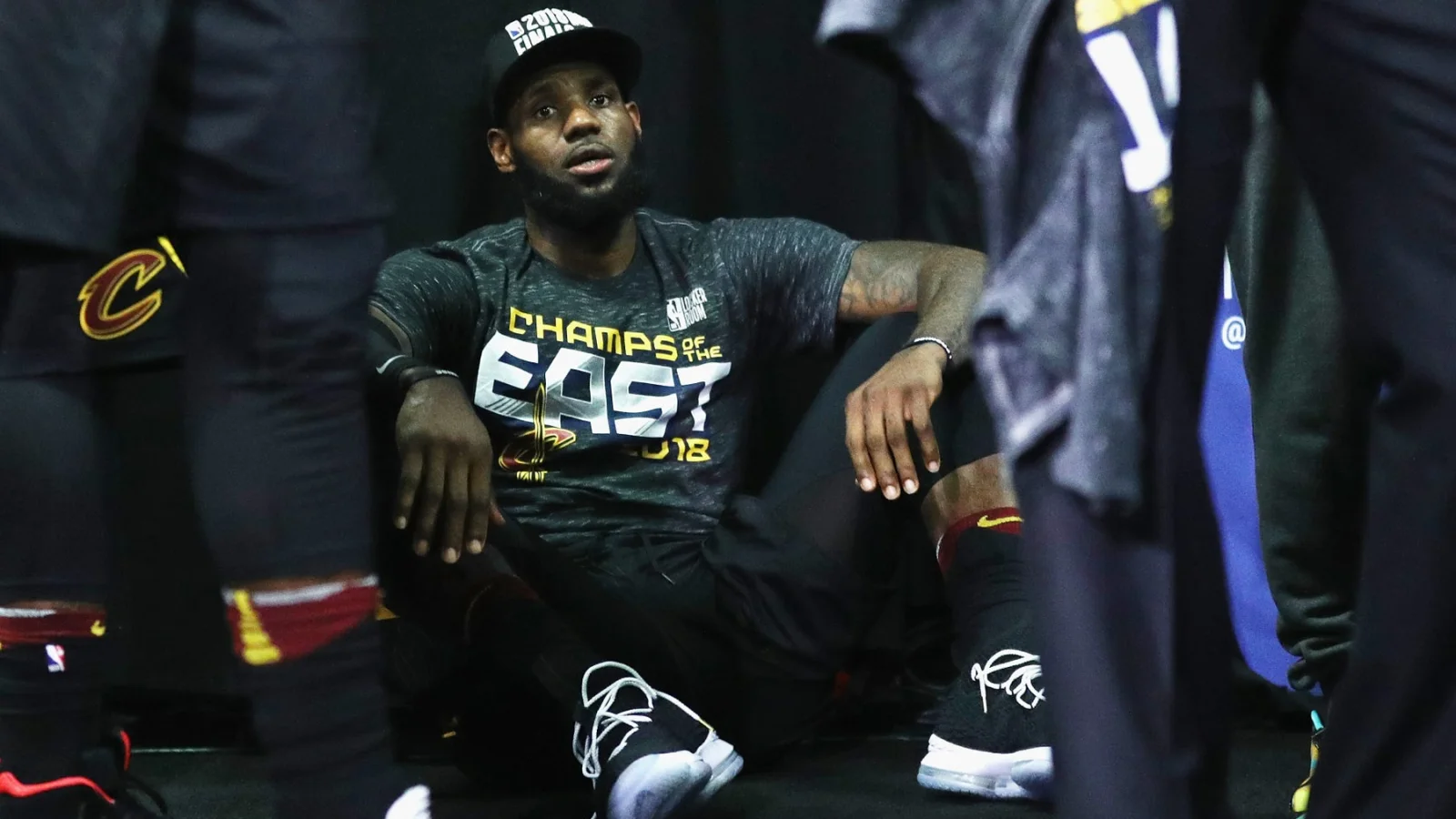 LeBron James during an NBA game