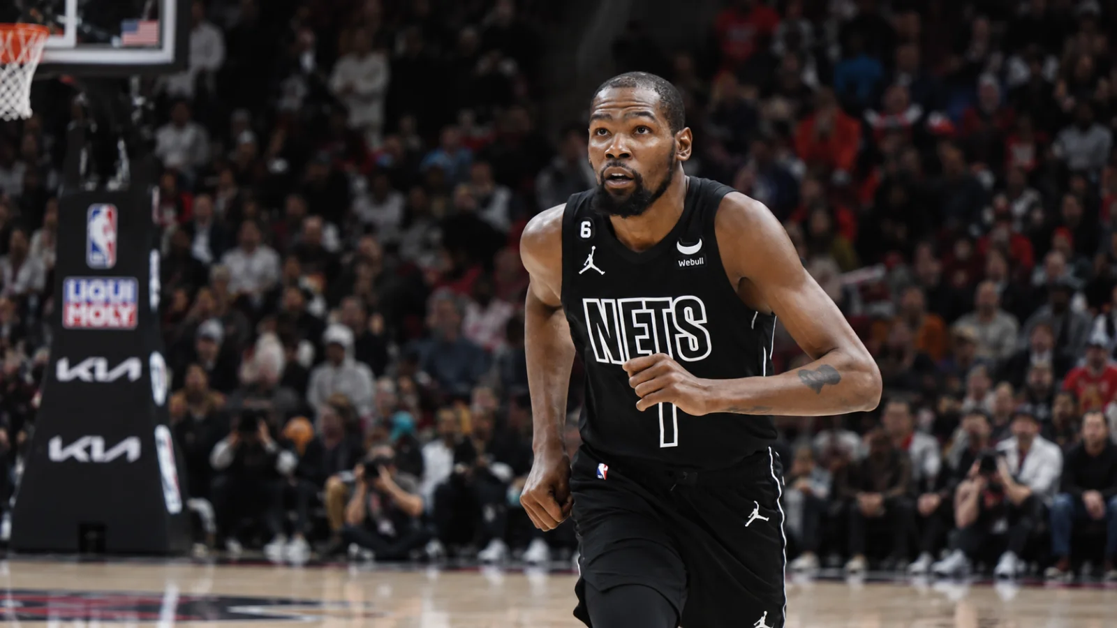 Kevin Durant during an NBA game